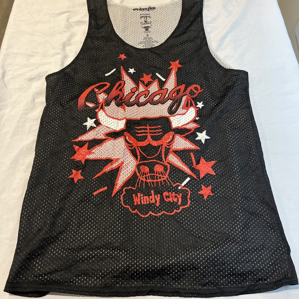 Chicago Bulls We Love Fine Windy City Jersey Mens Size Small
